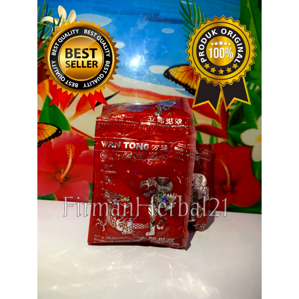 wantong jamu serbuk 10 sachet asli original