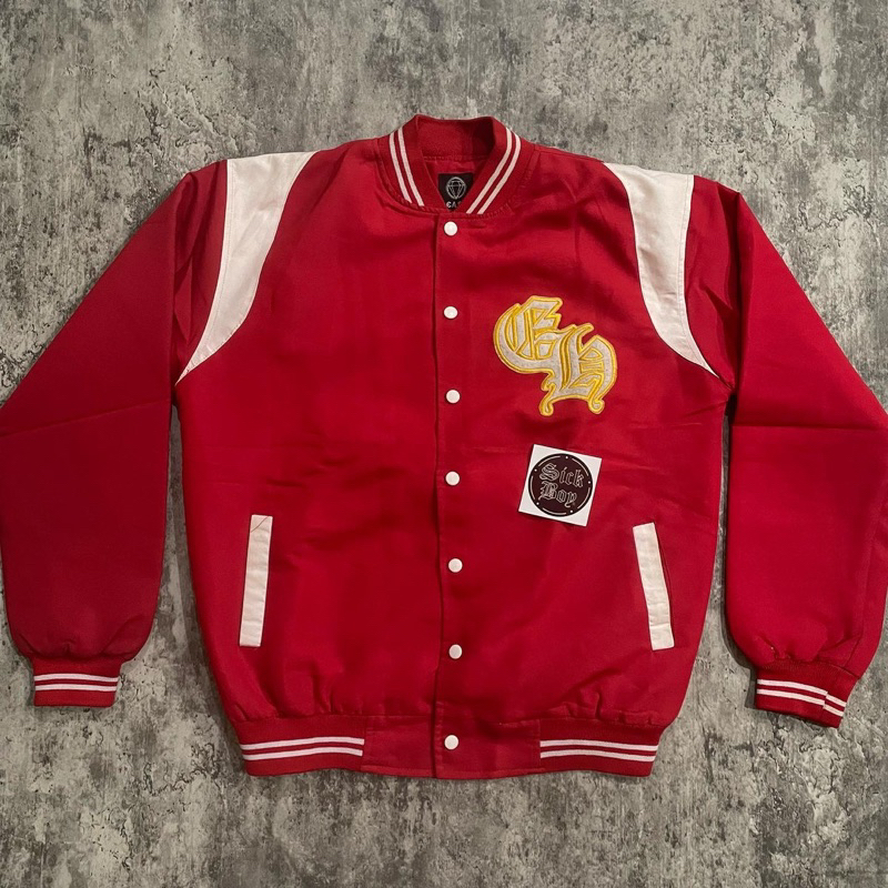 Jaket Besbol / Jacket Baseball East Red