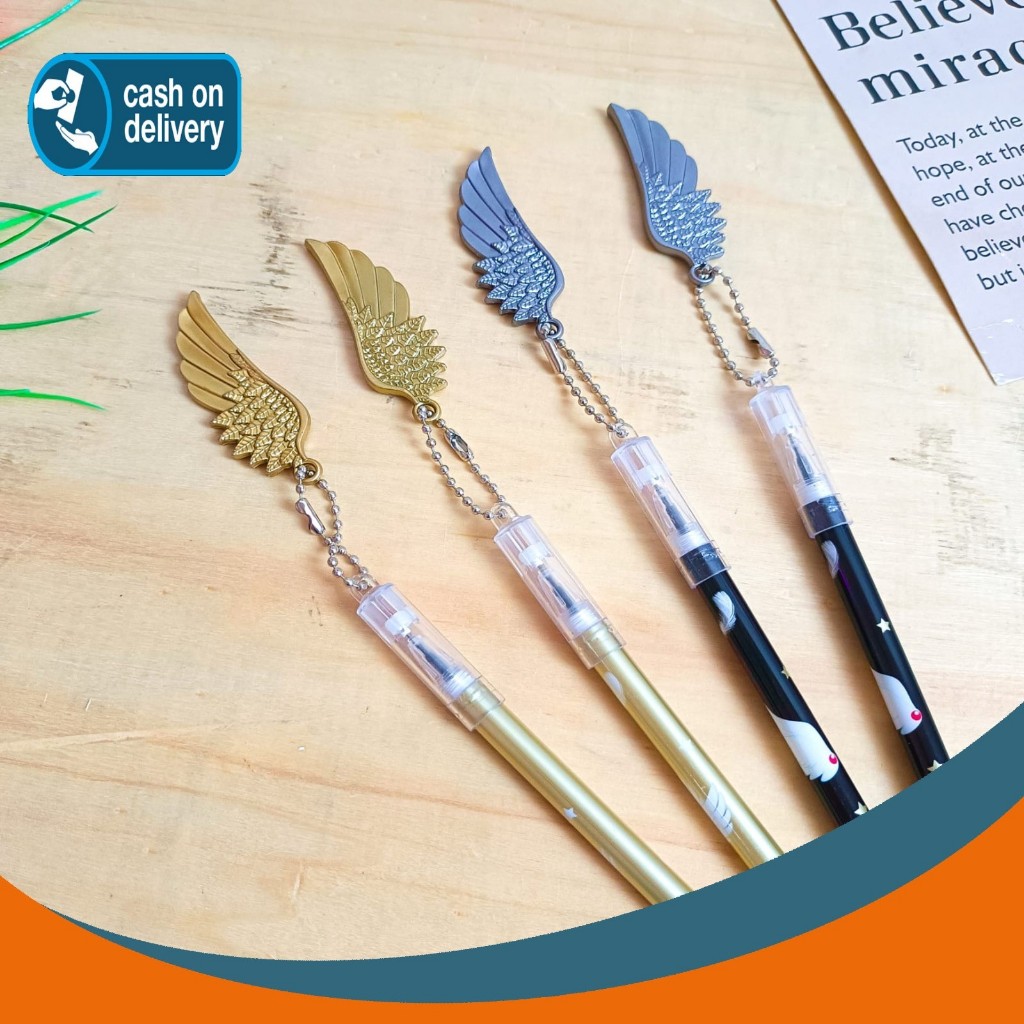 

PULPEN GANTUNGAN SAYAP MALAIKAT THE ANGEL WING PEN PENA BOLPEN BOLPOIN ANAK LUCU ALAT TULIS KANTOR SEKOLAH MURAH TERMURAH COD