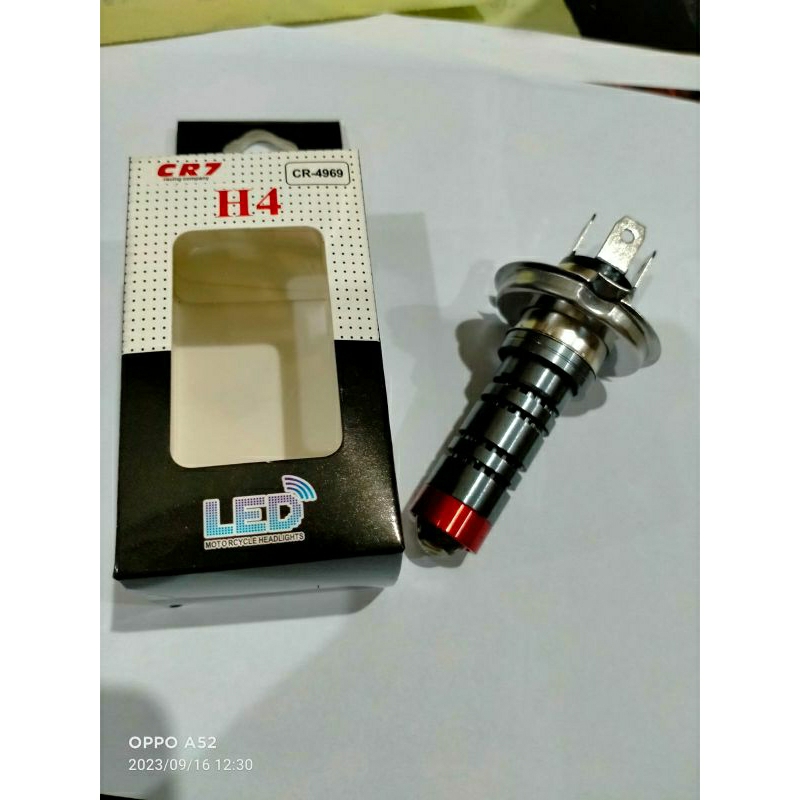 Lampu led h4 laser 2 warna putih kuning vixion verza scoopy new