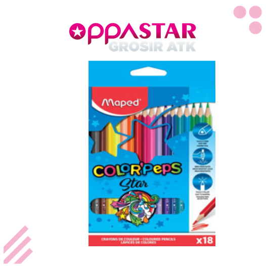 

Pensil Warna Set Maped Color peps 18 83201711 - Pencil Color Set