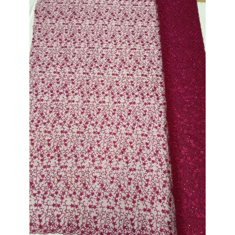 Kain Tile angela Payet Bordir Sequin spangle