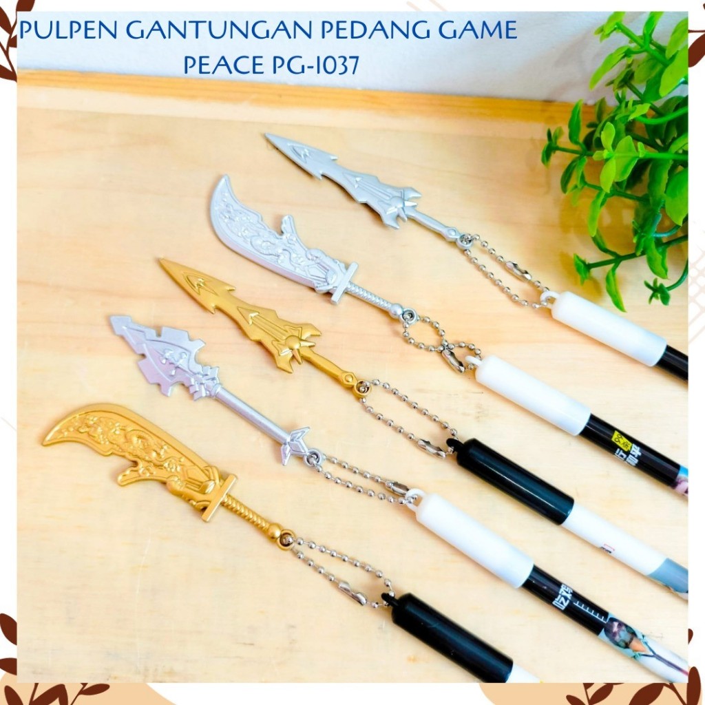 

PULPEN GANTUNGAN PEDANG GAME PEACE PG-1037 SOLDIER PEN PENA BOLPEN BOLPOIN ANAK LUCU ALAT TULIS KANTOR SEKOLAH MURAH TERMURAH COD