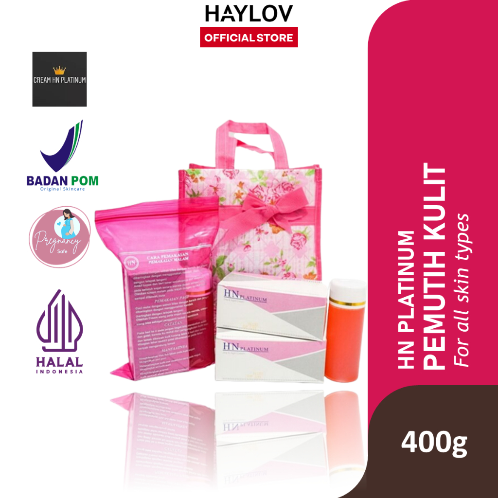 Paket HN Platinum - Krim Pemutih Original BPOM