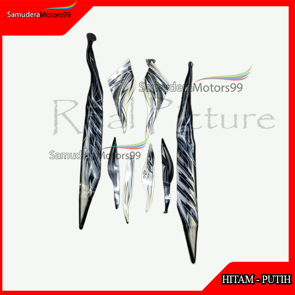 STRIPING STIKER MIO SOUL PUTIH 2011 / YAMAHA SOUL MIO SOUL STRIPING PUTIH 2011