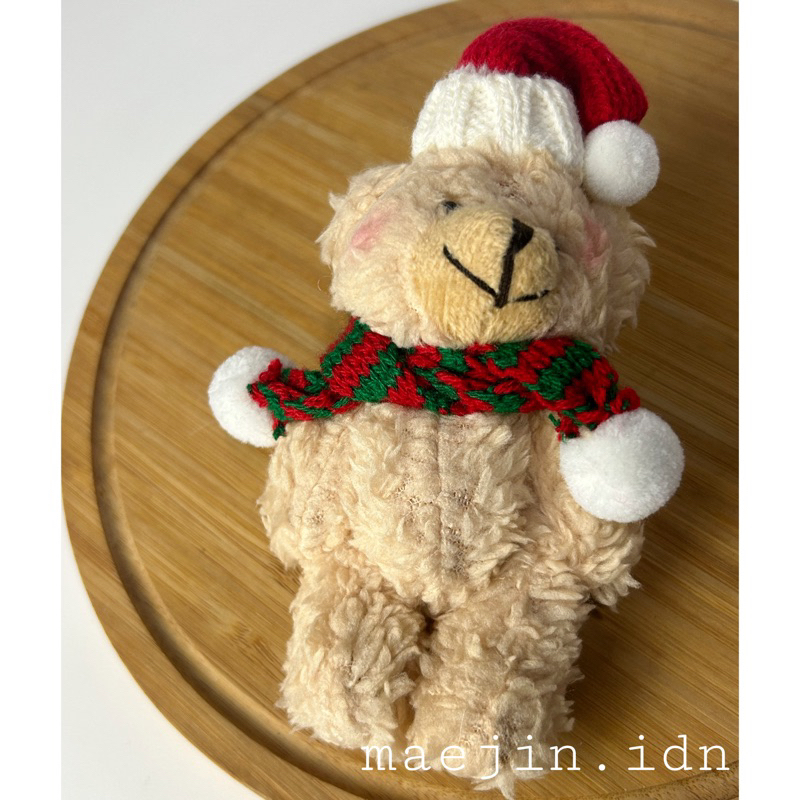 CHRISTMAS Bear Gantungan Kunci Teddy Bear Natal