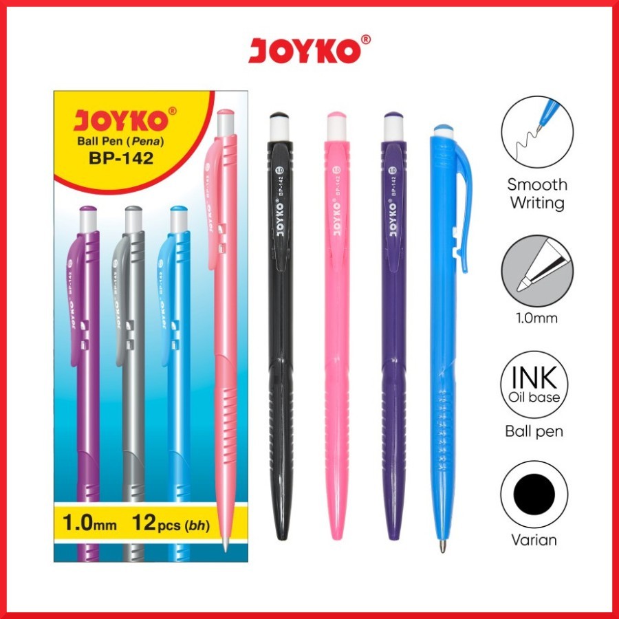 

Ball Pen Pulpen Pena Joyko BP-142 [12 pcs]