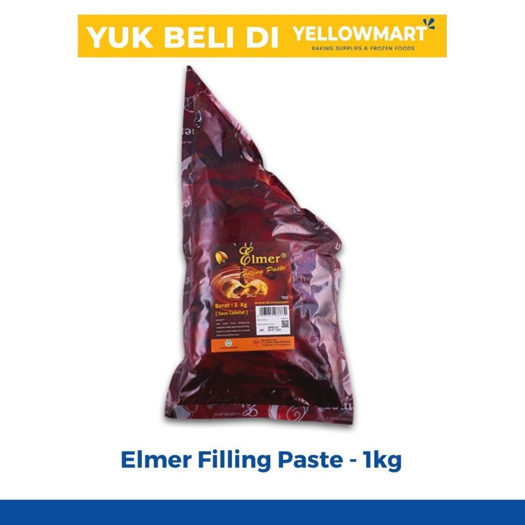 

Elmer Filling Paste 1kg - Isian Pasta Cokelat Coklat Chocolate