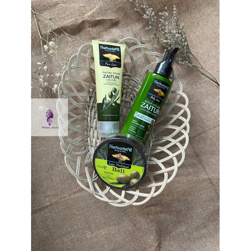 Herborist paket zaitun-paket zaitun murah-paket zaitun-perawatan tubuh-skincare-paket seserahan-pake