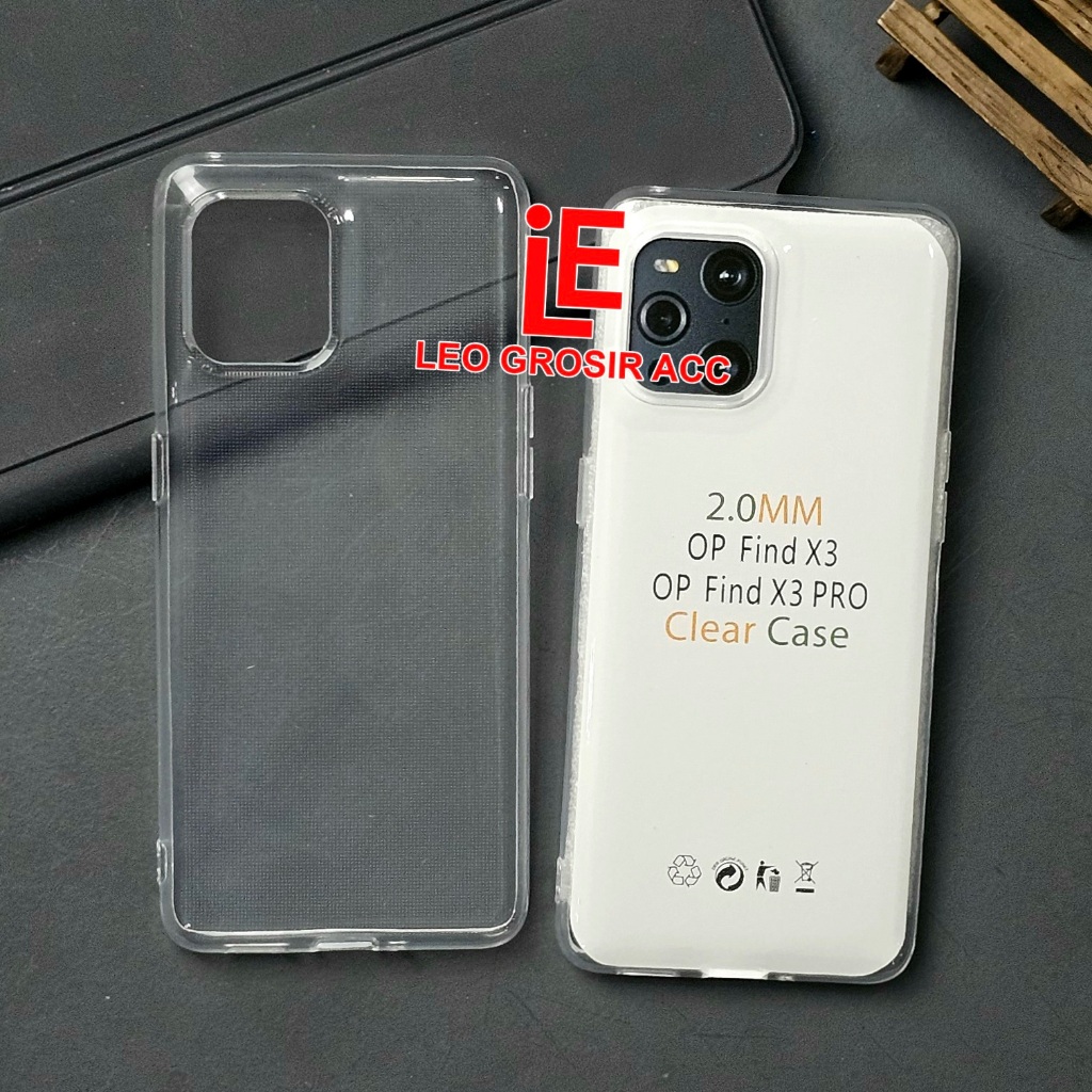 CASE BENING OPPO FIND X3 OPPO FIND X3 PRO OPPO FIND X5 PRO CASE CLEAR HD 2.0MM  CH-1