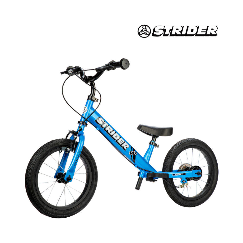 STRIDER - 14X Sport Balance Bike Bundle Pedal Kit - Blue - Sk-Sb1-In-Bl-Bdl - Sepeda Anak