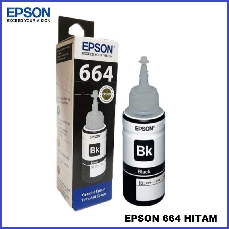 Tinta EPSON 664 / Tinta EPSON Hitam / Tinta EPSON Black / Tinta Printer EPSON L Series