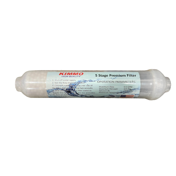 KIMMO BIO 5 in 1 Inline (Hexagonal,Alkaline,Bio,negative, Far Infra ) /  5 Stage Premium Water Filte