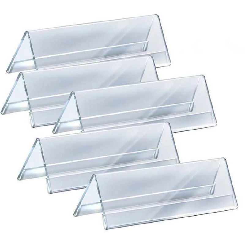 

PAPAN NAMA MEJA 10X30 CM AKRILIK 2 SISI KIRI DAN KANAN ACRYLIC NAME PLAT TAG ACRYLIC