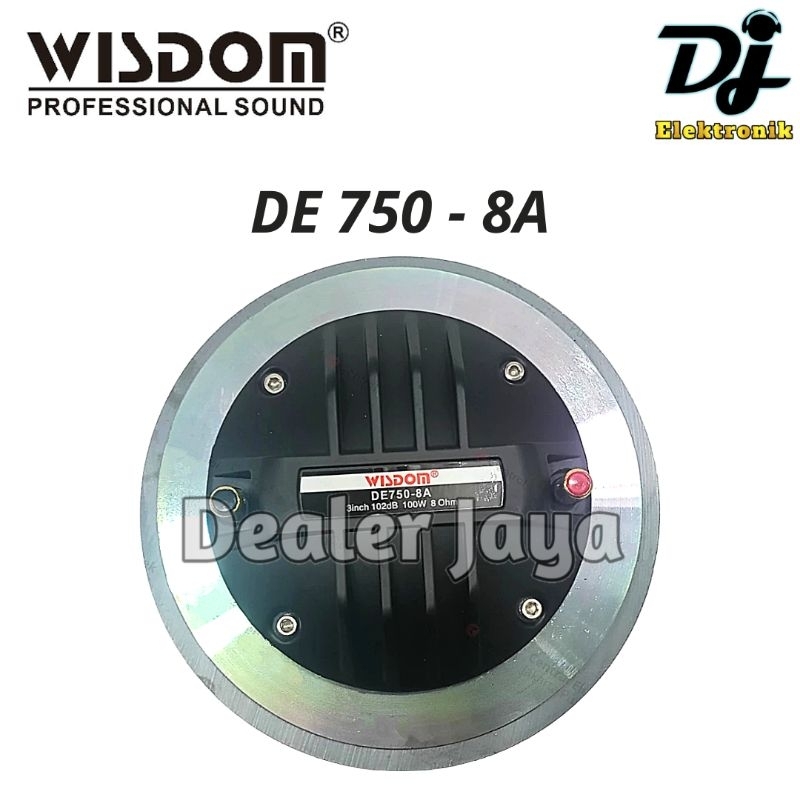 Tweeter/ Driver Wisdom DE 750-8A / DE750 8A / DE7508A