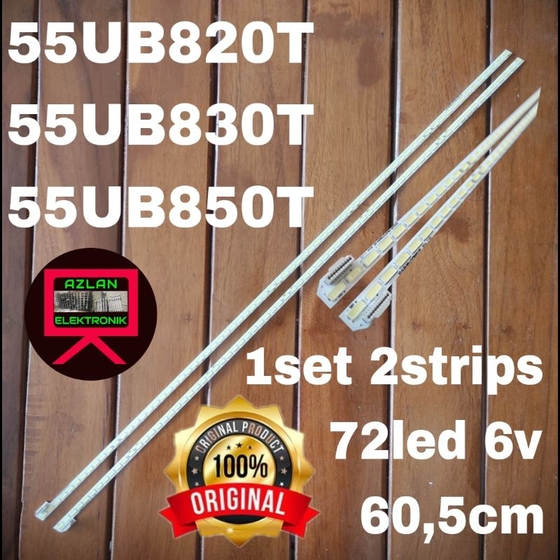 BACKLIGHT TV LED LG 55UB820T 55UB830T 55UB850T 55UB820 72LED 6V 60,5cm