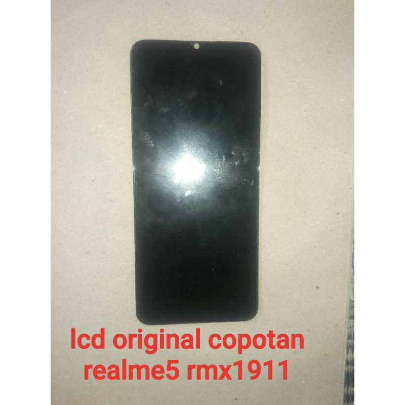 lcd realme5 rmx1911 ori copotan