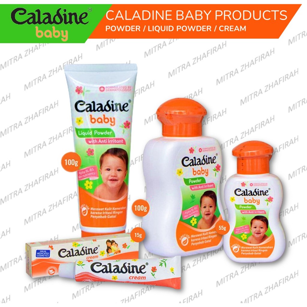 Bedak Bayi Caladine Untuk Biang Keringat dan Gatal Pada Bayi / CALADINE Cream 15gr Krim untuk mengob