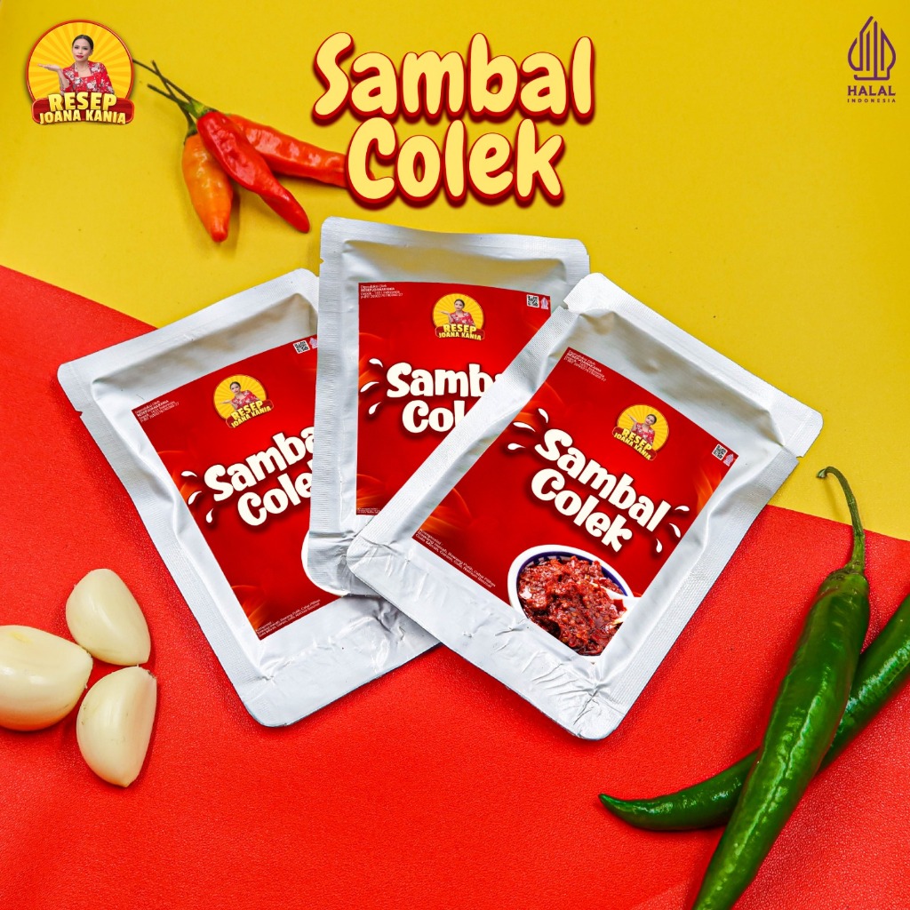 

Sambal Colek Sachet 30g ResepJoanaKania/ Sambel Pedas Halal Instan Praktis