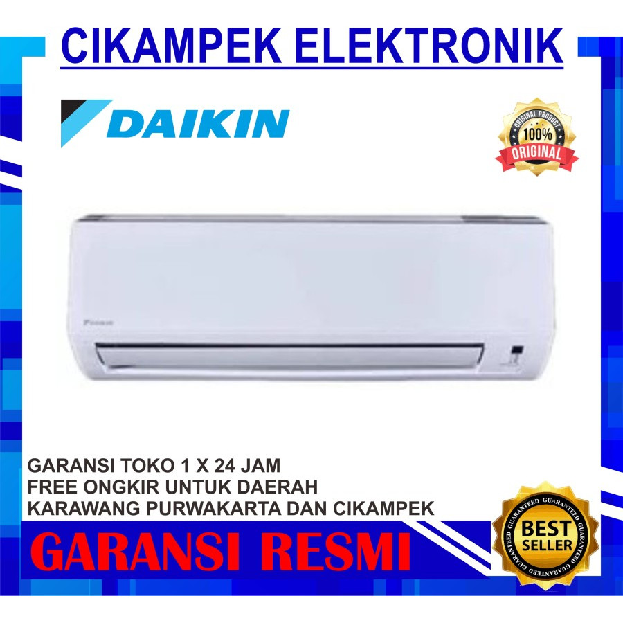 AC Daikin 1/2 PK FTV15CXV Standar Malaysia 0.5 PK