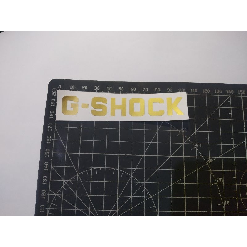 

cutting stiker g shock