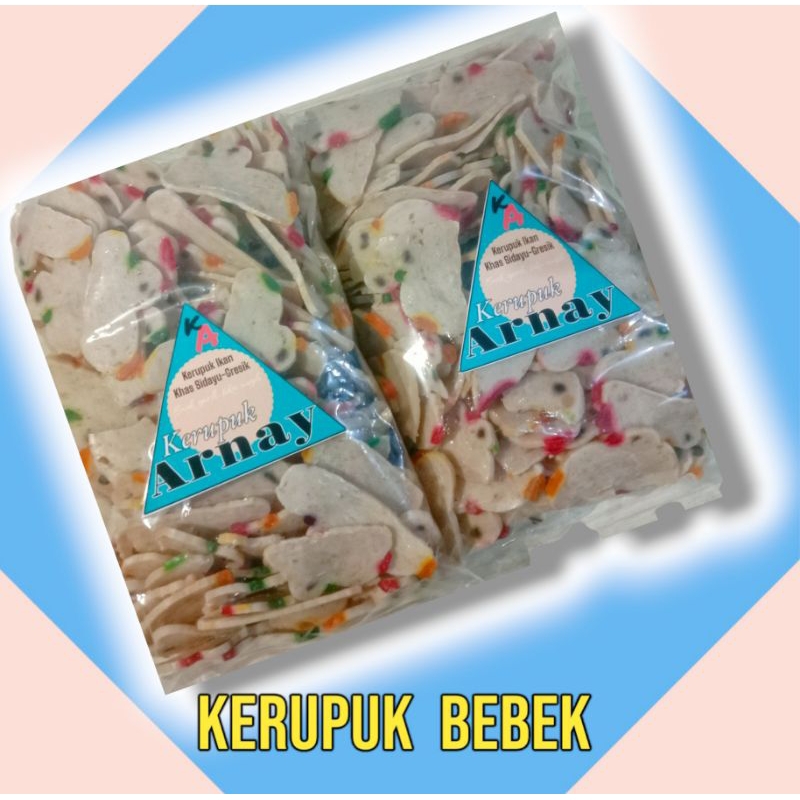 

Kerupuk ikan mentah Bentuk Bebek