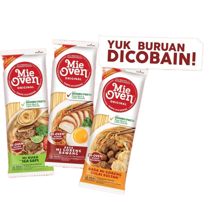 

MIE OVEN 78gr MI KUAH IGA SAPI GORENG BAWANG GULAI SULTAN MAYORA BUMBU PASTA DIOVEN TANPA GORENG MIE INSTAN