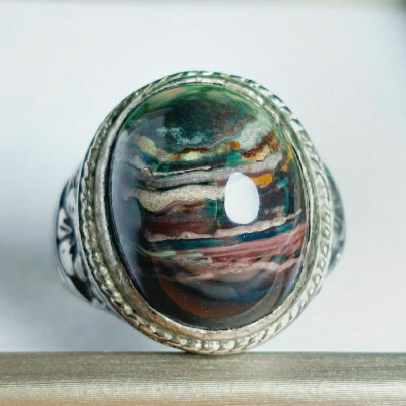 Batu Natural Pancawarna Klawing Nogo Sui 100%Alam