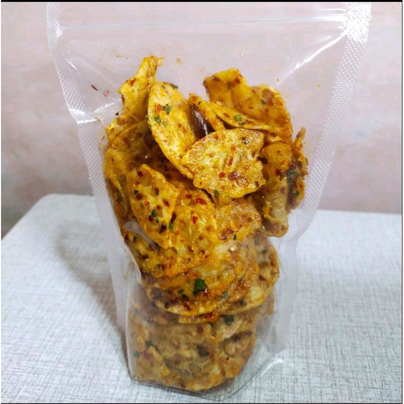 

keripik tempe pedas 100gr