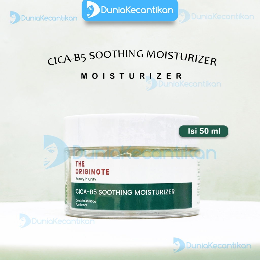 The Originote Cica B5 Soothing Moisturizer Pelembab Wajah Acne Moisturizer Menenangkan Kemerahan | M