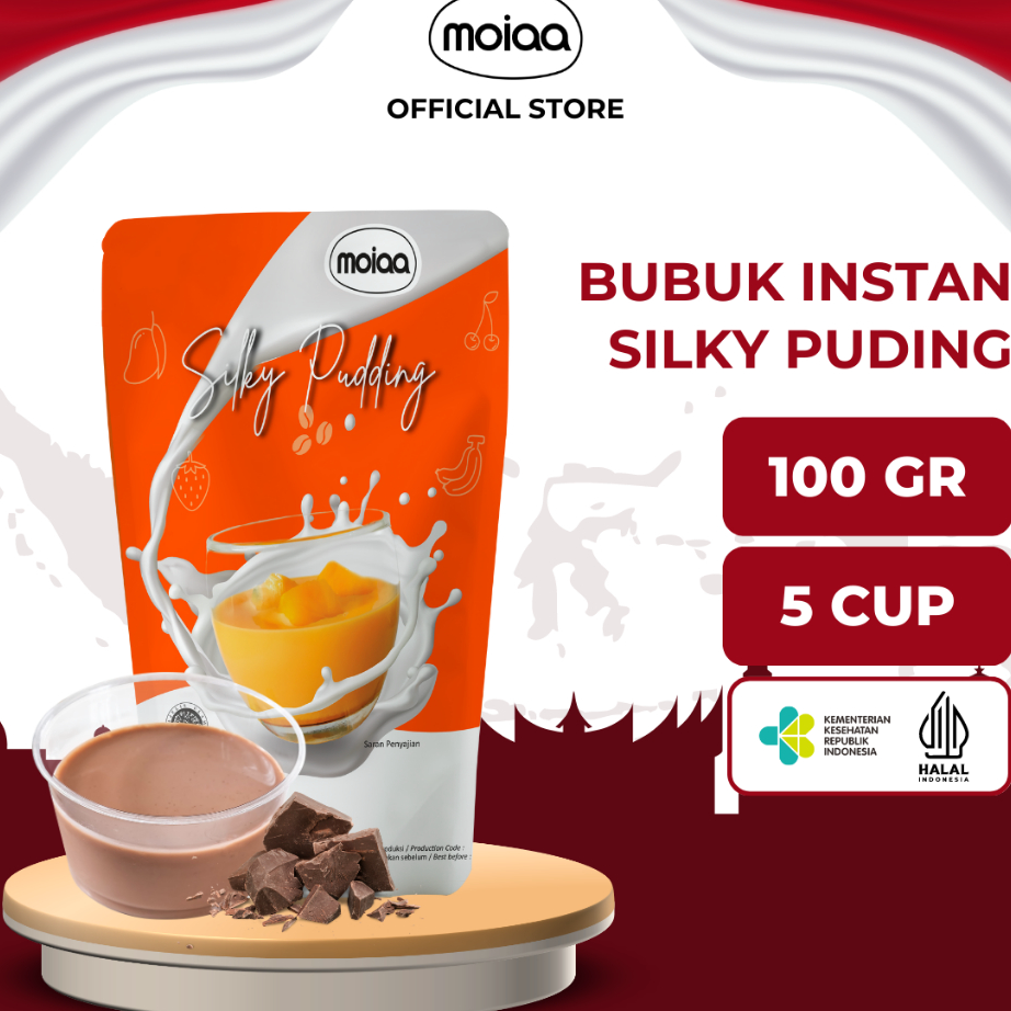 

Stok Banyak MOIAA - Premix Silky Pudding 100 gram / Bubuk Moiaa Instan 19 Varian Rasa