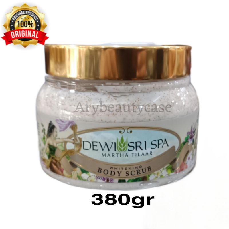 Dewi sri spa Martha Tilaar Whitening Body Scrub 380gr lulur Badan
