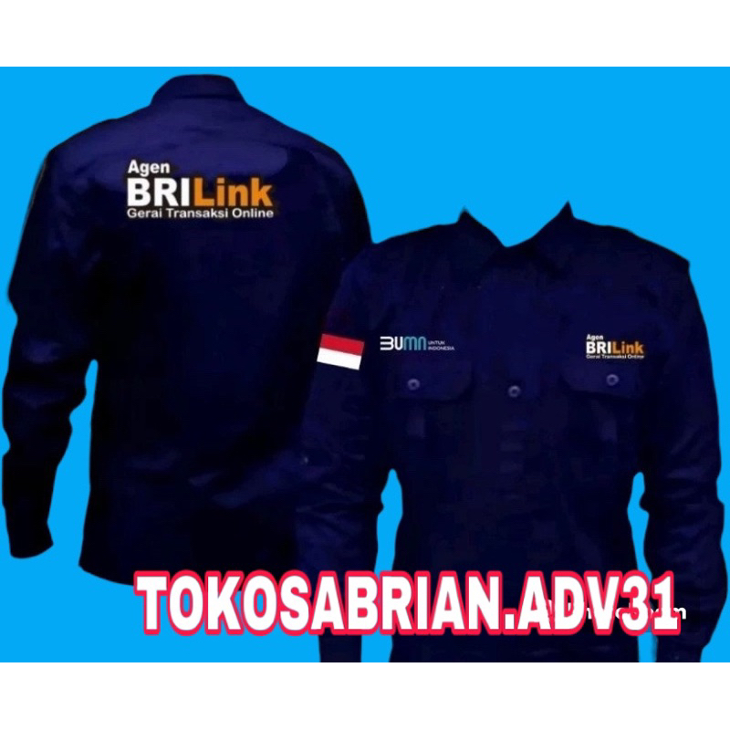 Kemeja Agen BRILink Kemeja BUMN Kemeja Agen Brilink