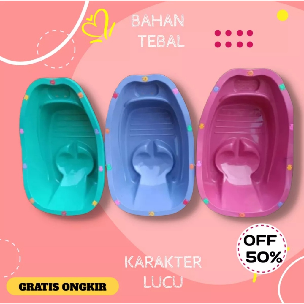 Bak mandi bayi motif karakter/baby bathub jolang mandi bayi tempat mandi bayi