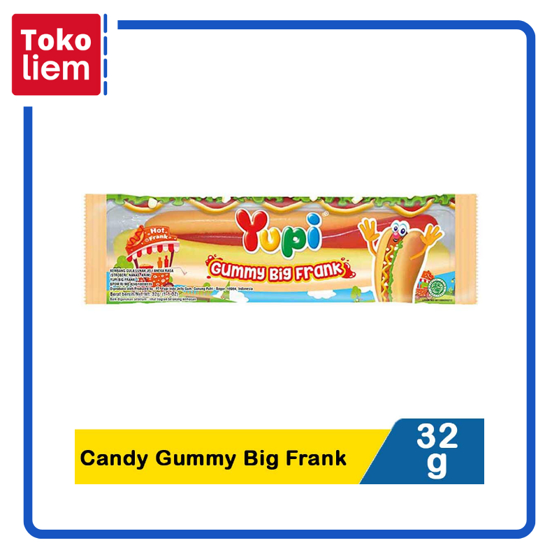 

Yupi Candy Gummy Big Frank 32G