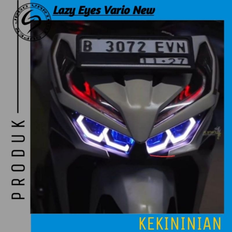 Lampu Lazy Eye Hexaframe Vario New 125 150 2018 - 2024 Model Hexagon