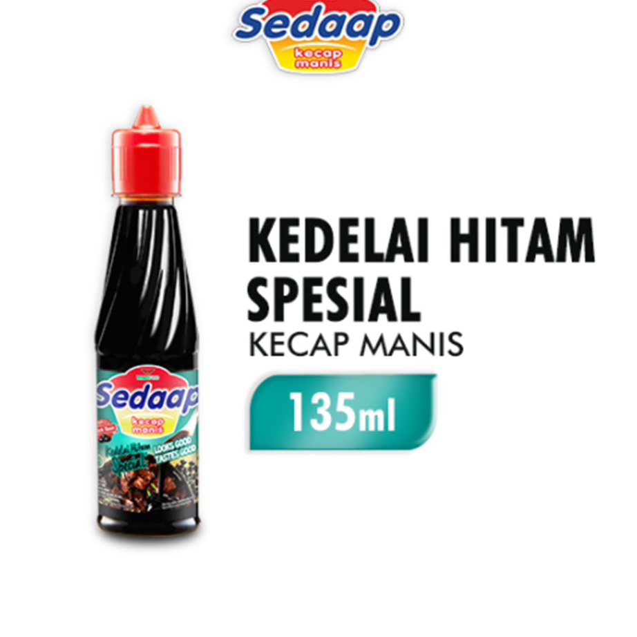 

➙➼✦❃ Sedaap Kecap Kedelai Hitam Spesial 135 ml