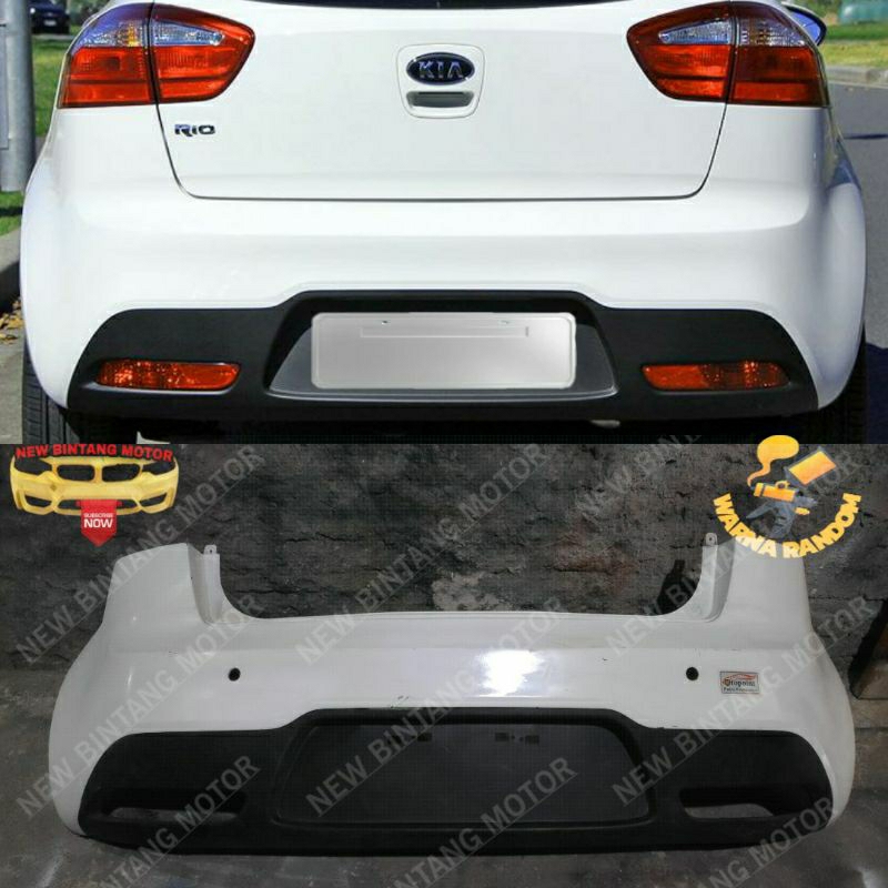 Bumper belakang kia rio 2012 2015 original
