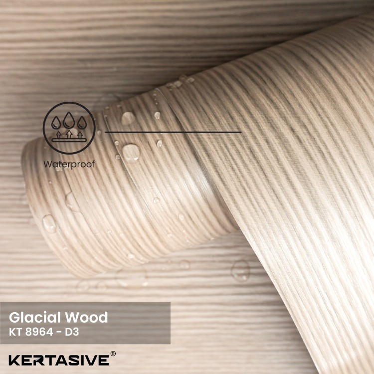 GLACIAL WOOD - PVC KERTASIVE FILM L.122CM