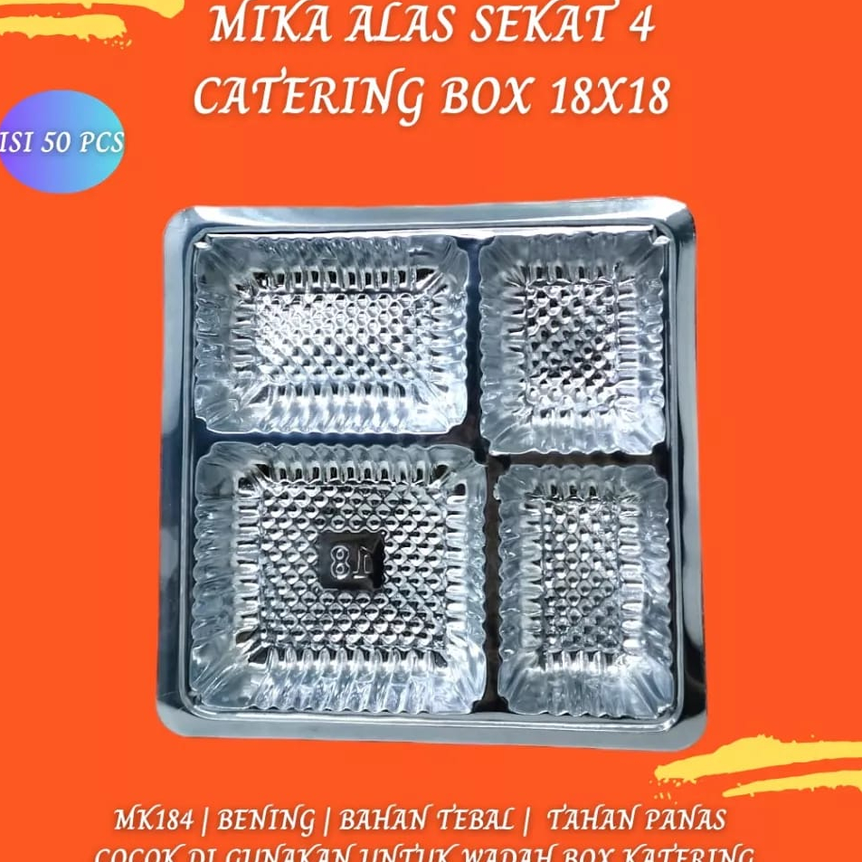 

FJSZ2602 Mika Plastik Sekat 4 Size18X18 Isi 50 lembar (MK184)