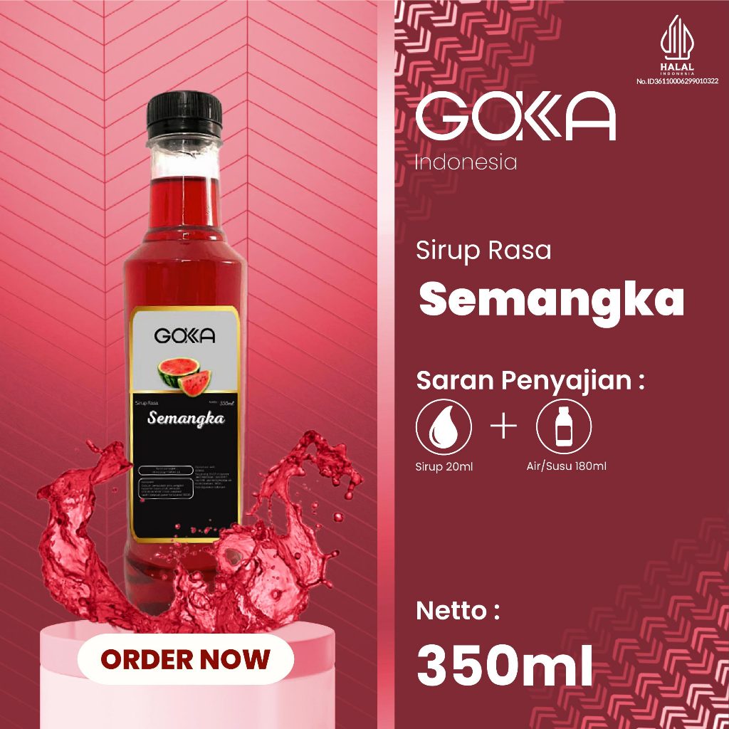 

Sirup Gokka Rasa Semangka / Minuman Syrup Gokka Rasa Semangka 350ml