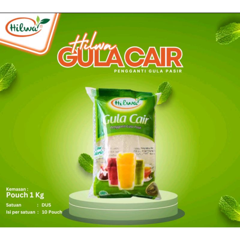 

Gula Cair Rendah Kalori HILWA 1 Dus isi 10 Pcs (harga grosir, kartonan)