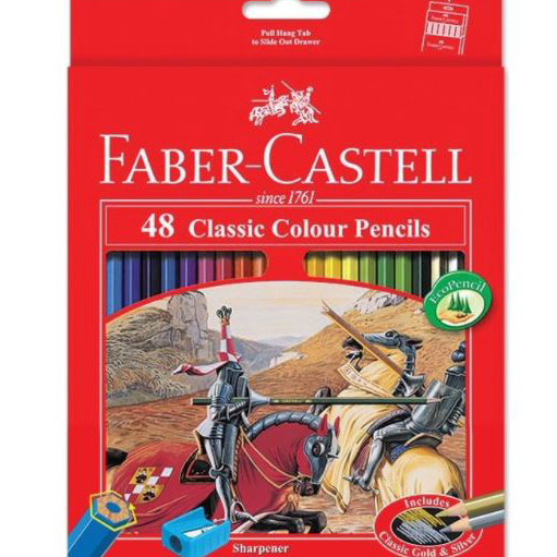 

Ready PENSIL WARNA FABER CASTELL 48 WARNA PANJANG CLASSIC