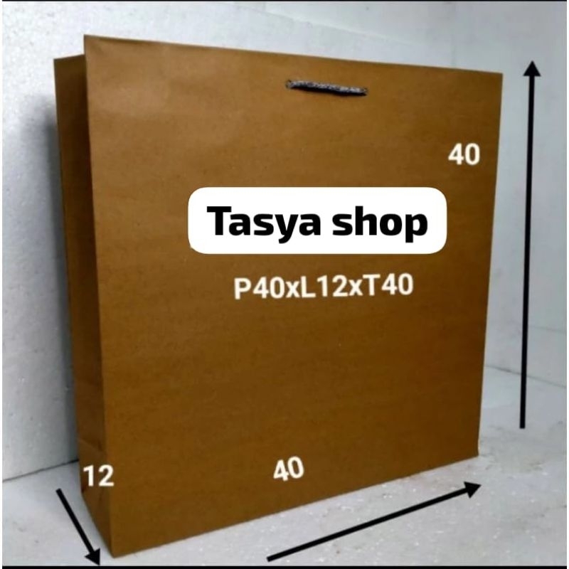 

Paper bag l Shopping bag l Tas belanja jumbo UK 40x12x40