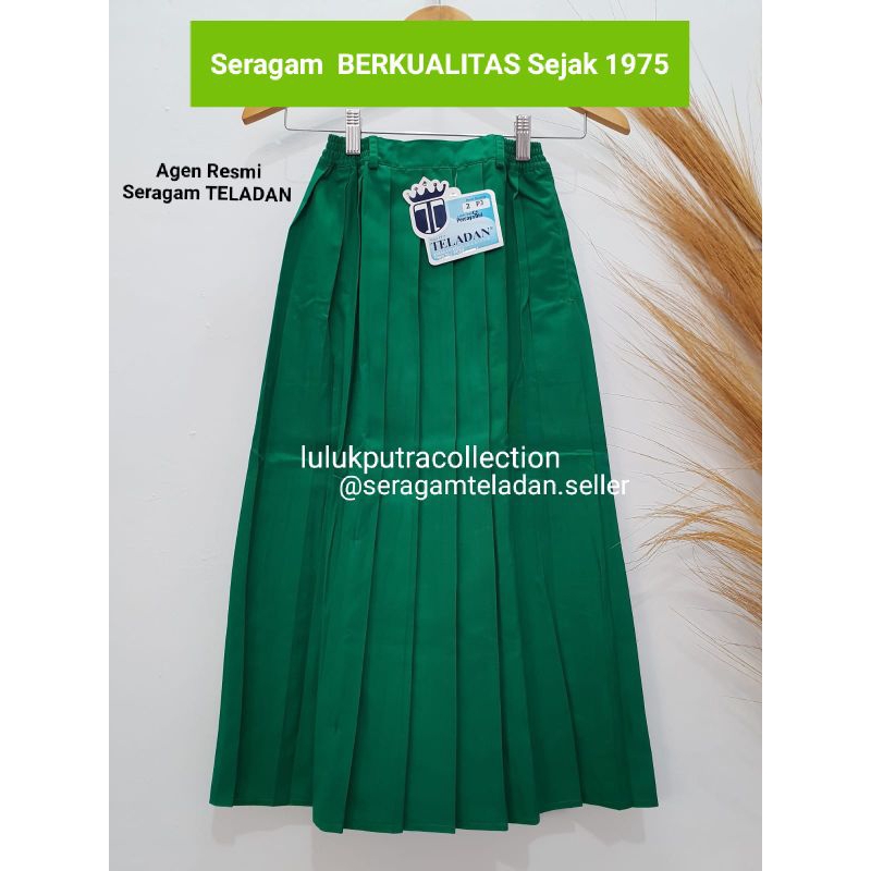 

Seragam Rok Plisket Hijau Madrasah MI TELADAN(Seragam Sekolah TELADAN)