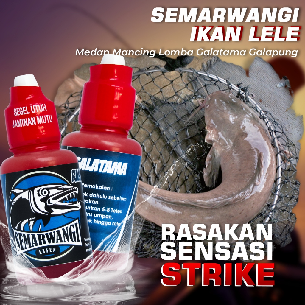 Essen Lele Galatama Semarwangi 30ml Umpan Mancing Indukan Rame