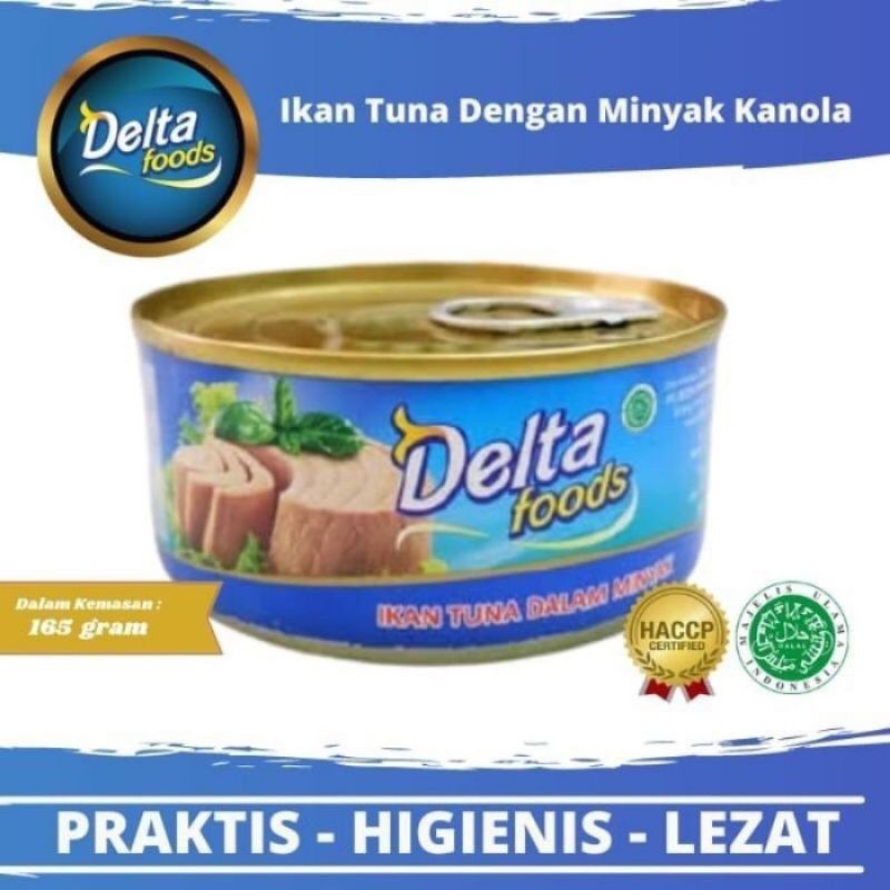 

delta tuna kaleng 165gr