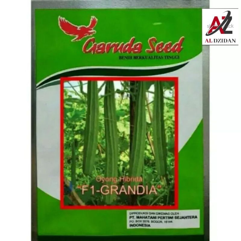 Benih bibit gambas/oyong F1-GRANDIA.10 gr. Bibit oyong unggul Garuda seed