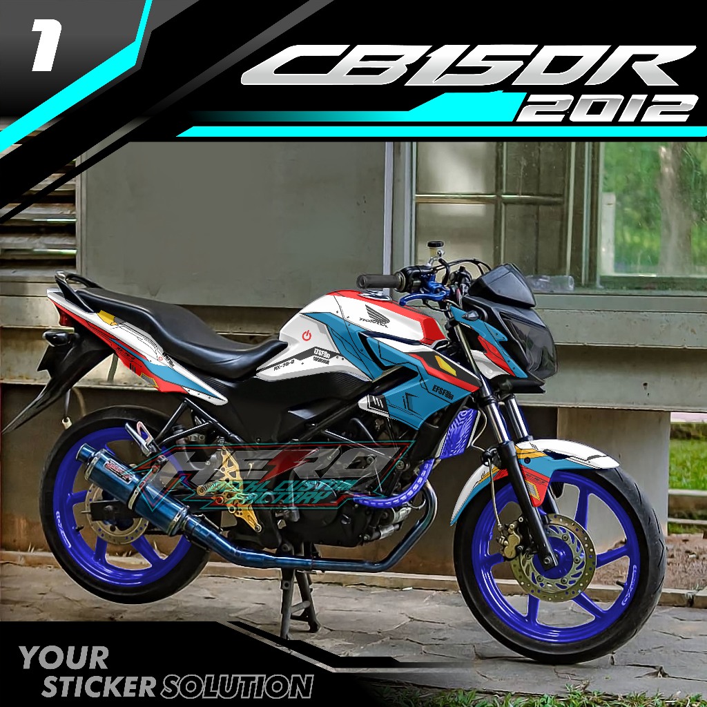 DECAL CB 150 R OLD GUNDAM STICKER CB150R GUNDAM CUSTOM