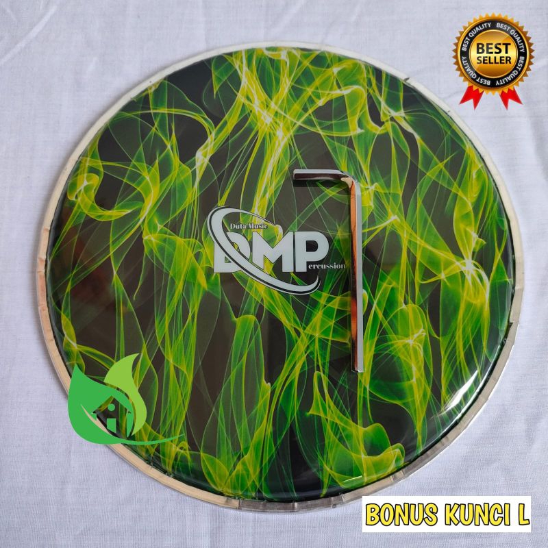 mika Darbuka DMP 8 inchi hijau api Bonus kunci L